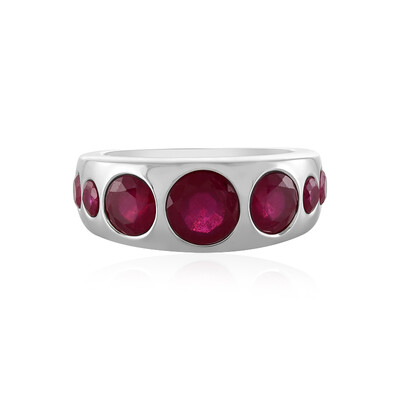 Madagascar Ruby Silver Ring