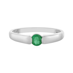 Colombian Emerald Platinium Ring