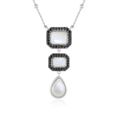 Mother of Pearl Silver Necklace (Dallas Prince Designs)