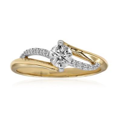 14K SI1 (G) Diamond Gold Ring (Annette)