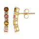 Fancy Tourmaline Silver Earrings