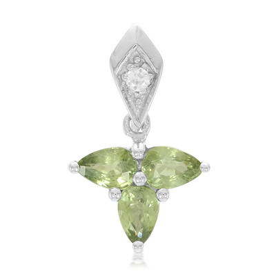Mozambique Sapphire Silver Pendant