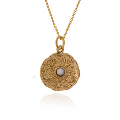 Mother of Pearl Silver Necklace (Joias do Paraíso)