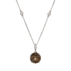 14K Unheated Tanzanite Gold Necklace (CIRARI)