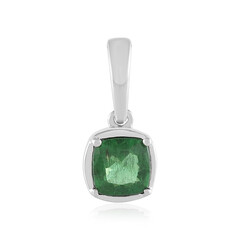 Green apatite Silver Pendant