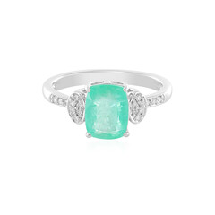 14K Russian Emerald Gold Ring (AMAYANI)