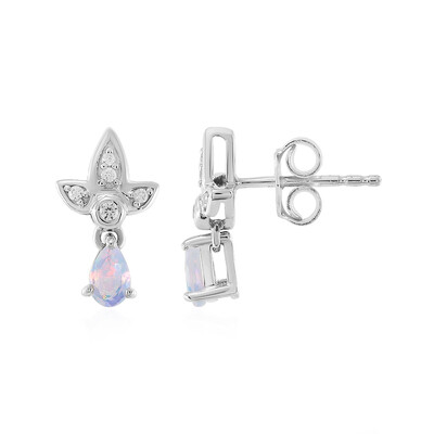 Welo Opal Silver Earrings