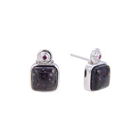 Honduras Opal Silver Earrings