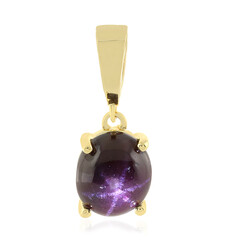 Star Garnet Silver Pendant
