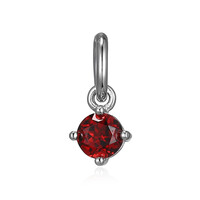 Mozambique Garnet Silver Pendant