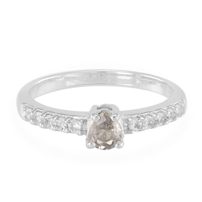 Unheated Colour Change Sapphire Silver Ring