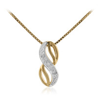 I3 (I) Diamond Silver Necklace