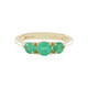 9K Russian Emerald Gold Ring (de Melo)
