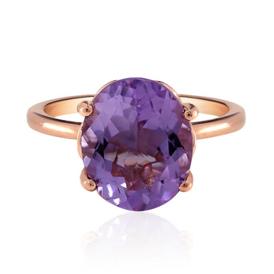 Bolivian Amethyst Silver Ring