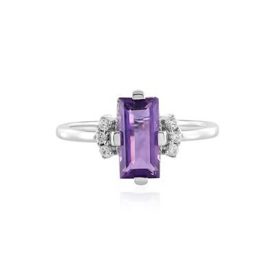 Moroccan Amethyst Silver Ring