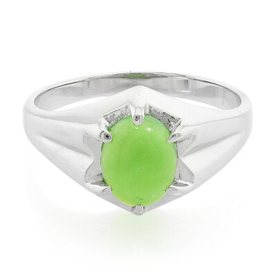 Imperial Chrysoprase Silver Ring
