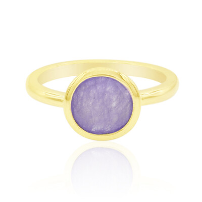 Lavender Jade Silver Ring