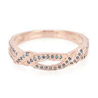 Fancy Diamond Silver Ring