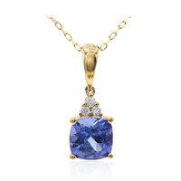 14K AAA Tanzanite Gold Necklace (CIRARI)