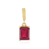 Madagascar Ruby Silver Pendant