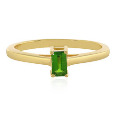 Russian Diopside Silver Ring
