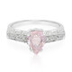 Pink Cuprian Tourmaline Silver Ring