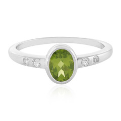Peridot Silver Ring