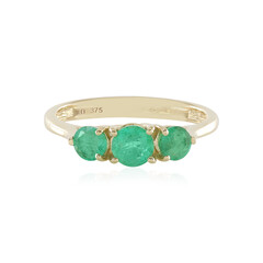 9K Russian Emerald Gold Ring (de Melo)