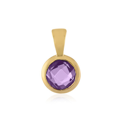 9K Amethyst Gold Pendant