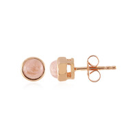Morganite Silver Earrings