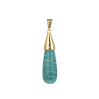 Amazonite Silver Pendant