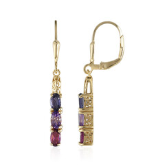 Iolite Silver Earrings
