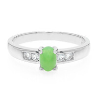 Imperial Chrysoprase Silver Ring