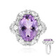Amethyst Silver Ring