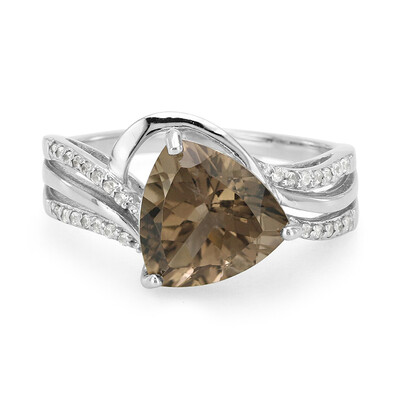 Smoky Quartz Silver Ring