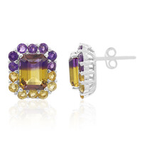 Ametrine Silver Earrings