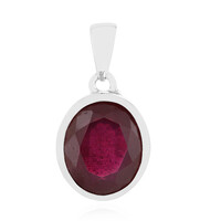 Madagascar Ruby Silver Pendant