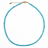 Amazonite Silver Necklace