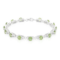 Russian Apatite Silver Bracelet
