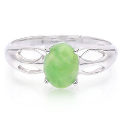 Imperial Chrysoprase Silver Ring