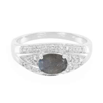 Romanian Spectrolite Silver Ring