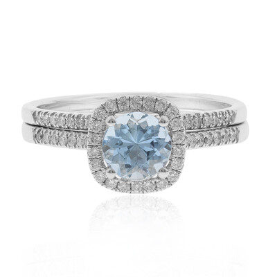 14K AAA Brazilian Aquamarine Gold Ring (CIRARI)