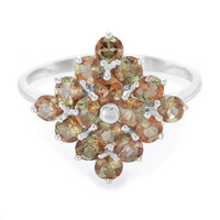 Andalusite Silver Ring