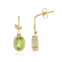 Peridot Silver Earrings