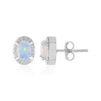 Welo Opal Silver Earrings