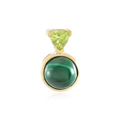 Malachite Silver Pendant