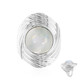 Rainbow Moonstone Silver Ring (MONOSONO COLLECTION)