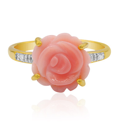 Mother of Pearl Silver Ring
