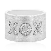 I1 (G) Diamond Silver Ring