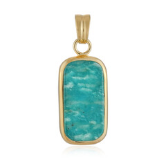 Amazonite Silver Pendant (Bali Barong)